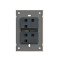 APAGADOR DOBLE DORADO 3 VIAS LUXURY ARTLITE APL-502