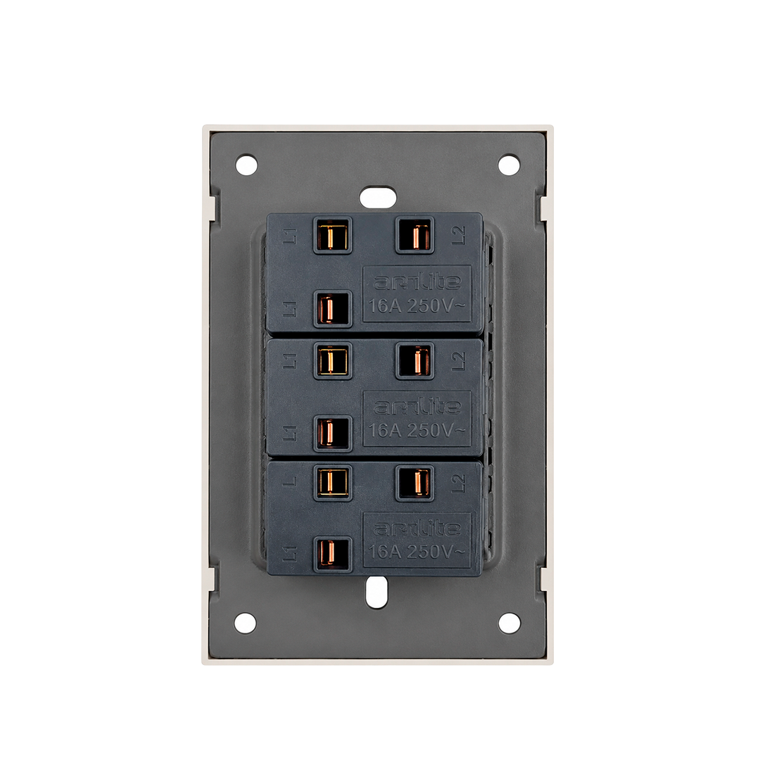 APAGADOR TRIPLE DORADO 3 VIAS LUXURY ARTLITE APL-503