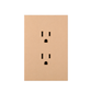 CONTACTO DOBLE DUPLEX DORADO 3 VIAS LUXURY ARTLITE APL-504