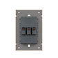 CONTACTO DOBLE DUPLEX DORADO 3 VIAS LUXURY ARTLITE APL-504