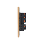 APAGADOR DOBLE + CONTACTO DORADO LUXURY ARTLITE APL-506
