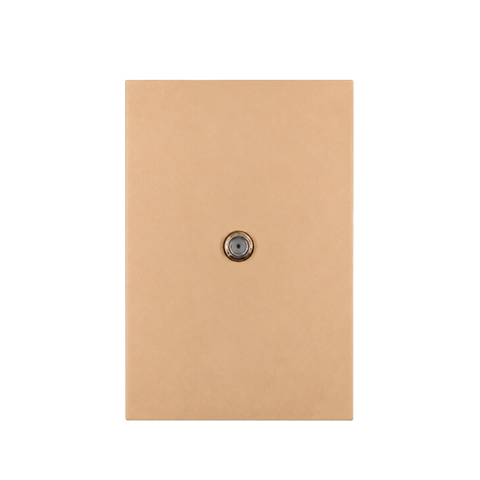 PLACA CABLE COAXIAL TV DORADO LUXURY ARTLITE APL-510