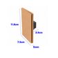 TIMBRE TACTO SUAVE SIN BORDES DORADO LUXURY ARTLITE APL-513
