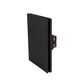 PLACA APAGADOR 1 INTERRUPTOR 3 VÍAS NEGRO LUXURY ARTLITE APL-601