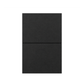 PLACA APAGADOR DOBLE INTERRUPTOR 3 VÍAS NEGRO LUXURY ARTLITE APL-602