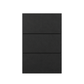 PLACA APAGADOR TRIPE INTERRUPTOR 3 VÍAS NEGRO LUXURY ARTLITE APL-603