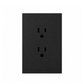PLACA CONTACTO DOBLE NEGRO LUXURY ARTLITE APL-604