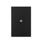 PLACA CONTACTO COAXIAL TV NEGRO LUXURY ARTLITE APL-610