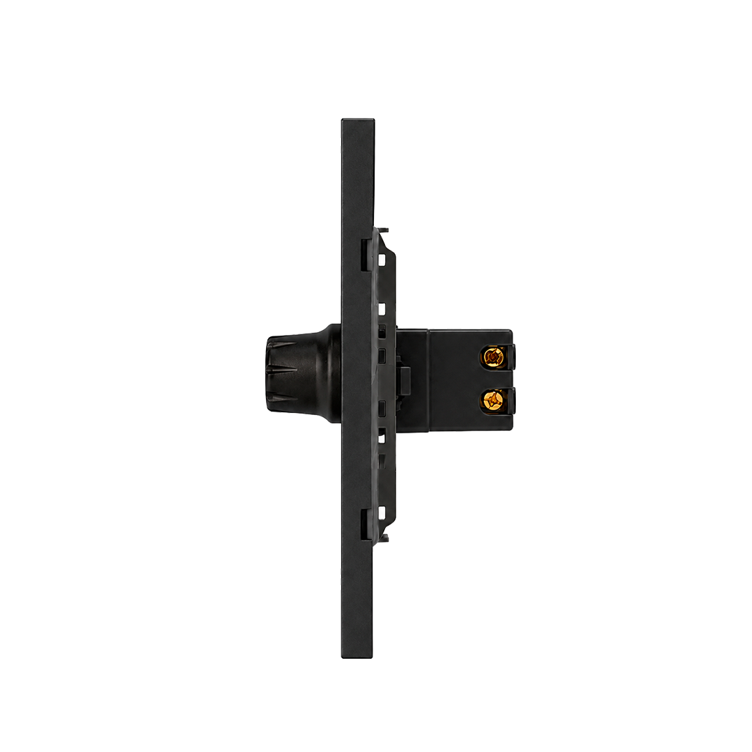 PLACA ATENUADOR DIMMER 100W NEGRO LUXURY ARTLITE APL-611