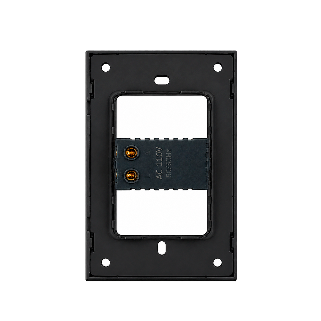 PLACA ATENUADOR DIMMER 100W NEGRO LUXURY ARTLITE APL-611