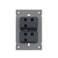APAGADOR DOBLE BLANCO 3 VIAS LUXURY ARTLITE APL-702