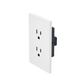 CONTACTO DOBLE DUPLEX BLANCO LUXURY ARTLITE APL-704