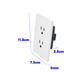 CONTACTO DOBLE DUPLEX BLANCO LUXURY ARTLITE APL-704