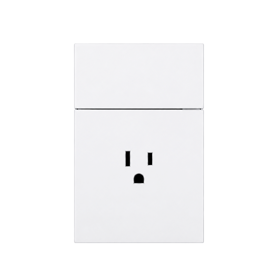 APAGADOR SENCILLO CON CONTACTO BLANCO 3 VIAS LUXURY ARTLITE APL-705