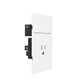 APAGADOR SENCILLO CON CONTACTO BLANCO 3 VIAS LUXURY ARTLITE APL-705