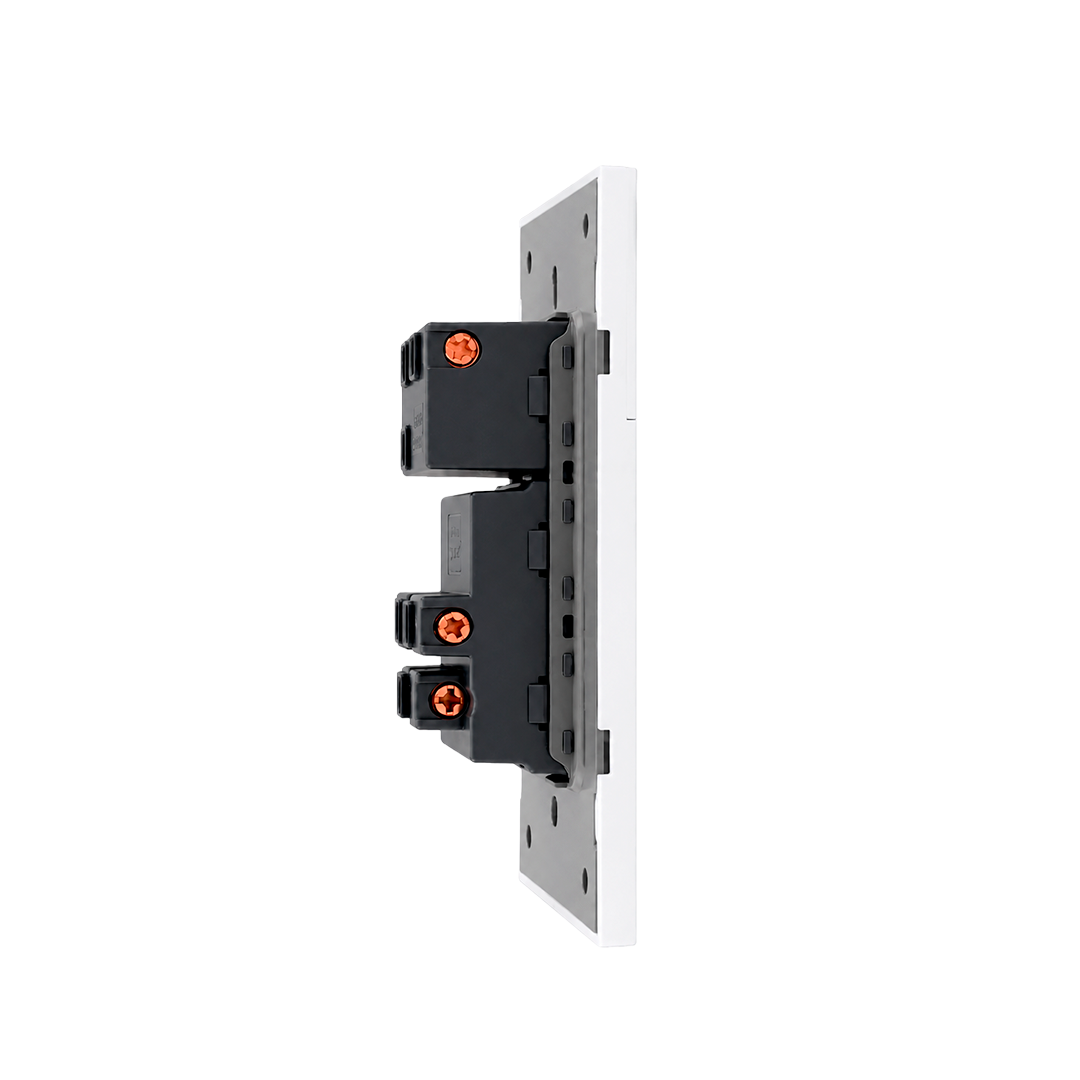 APAGADOR SENCILLO CON CONTACTO BLANCO 3 VIAS LUXURY ARTLITE APL-705