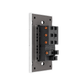 PLACA CONTACTO + 2 APAGADORES BLANCO LUXURY ARTLITE APL-706