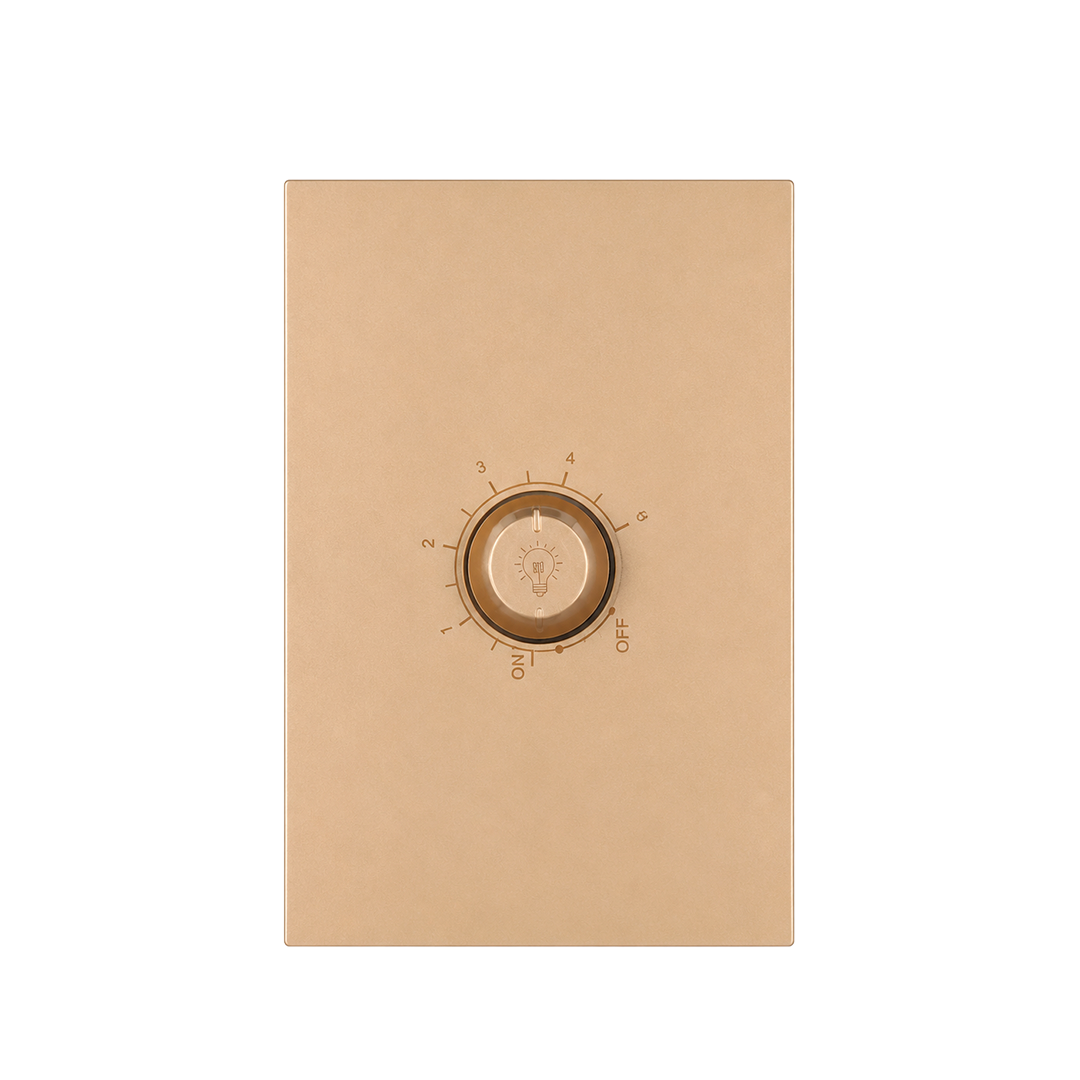 PLACA ATENUADOR DIMER DORADO LUXURY ARTLITE APL-511