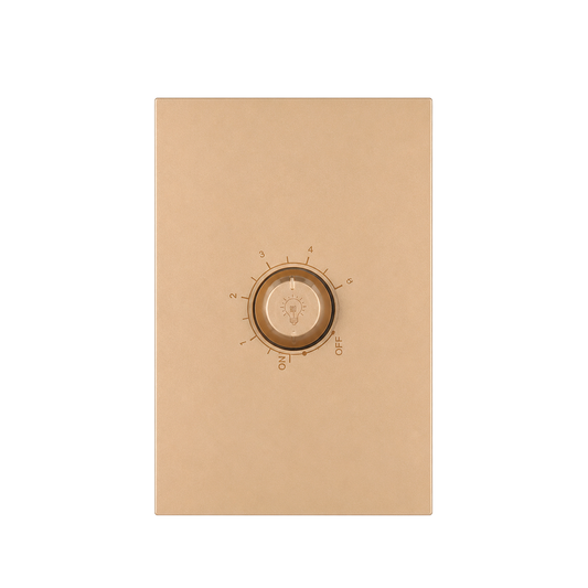 PLACA ATENUADOR DIMER DORADO LUXURY ARTLITE APL-511