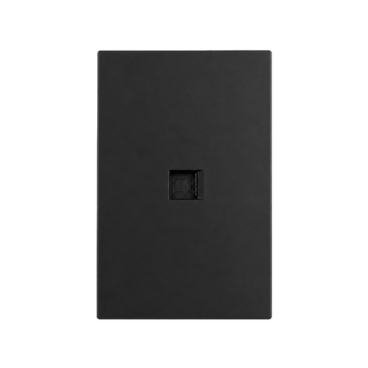 PLACA CONTACTO RED RJ45 CAT5 NEGRO LUXURY ARTLITE APL-609