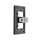 PLACA CONTACTO RED RJ45 CAT5 NEGRO LUXURY ARTLITE APL-609