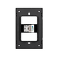 PLACA CONTACTO RED RJ45 CAT5 NEGRO LUXURY ARTLITE APL-609