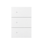 APAGADOR TRIPLE BLANCO SMART WIFI CON NEUTRO LUXURY ARTLITE APL-717
