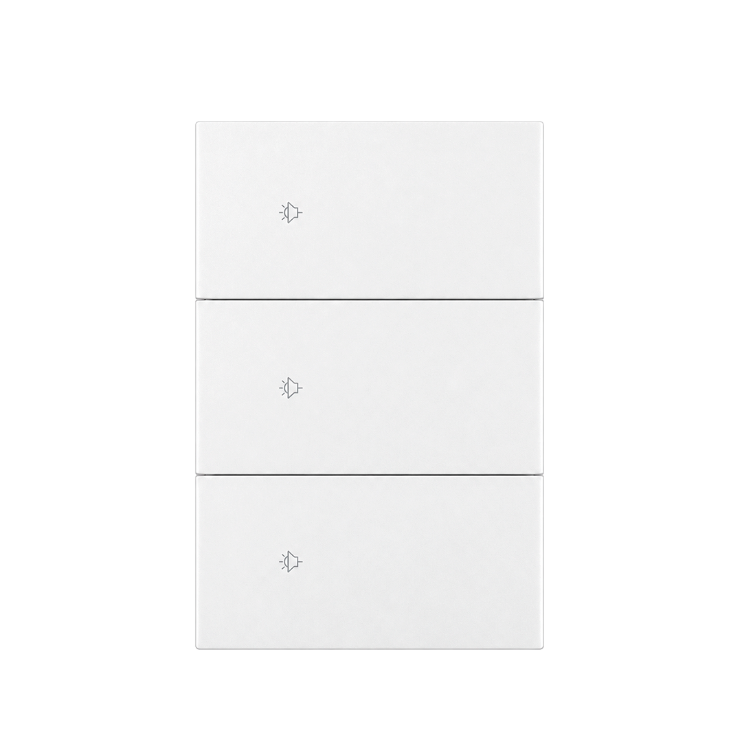 APAGADOR TRIPLE BLANCO SMART WIFI CON NEUTRO LUXURY ARTLITE APL-717
