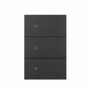 APAGADOR TRIPLE GRIS OXFORD SMART WIFI CON NEUTRO LUXURY ARTLITE APL-417