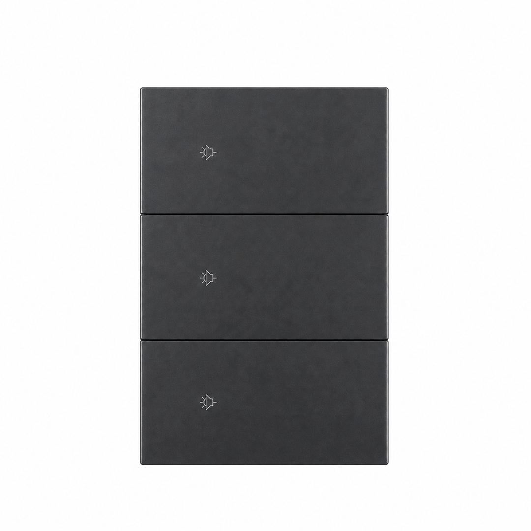 APAGADOR TRIPLE GRIS OXFORD SMART WIFI CON NEUTRO LUXURY ARTLITE APL-417