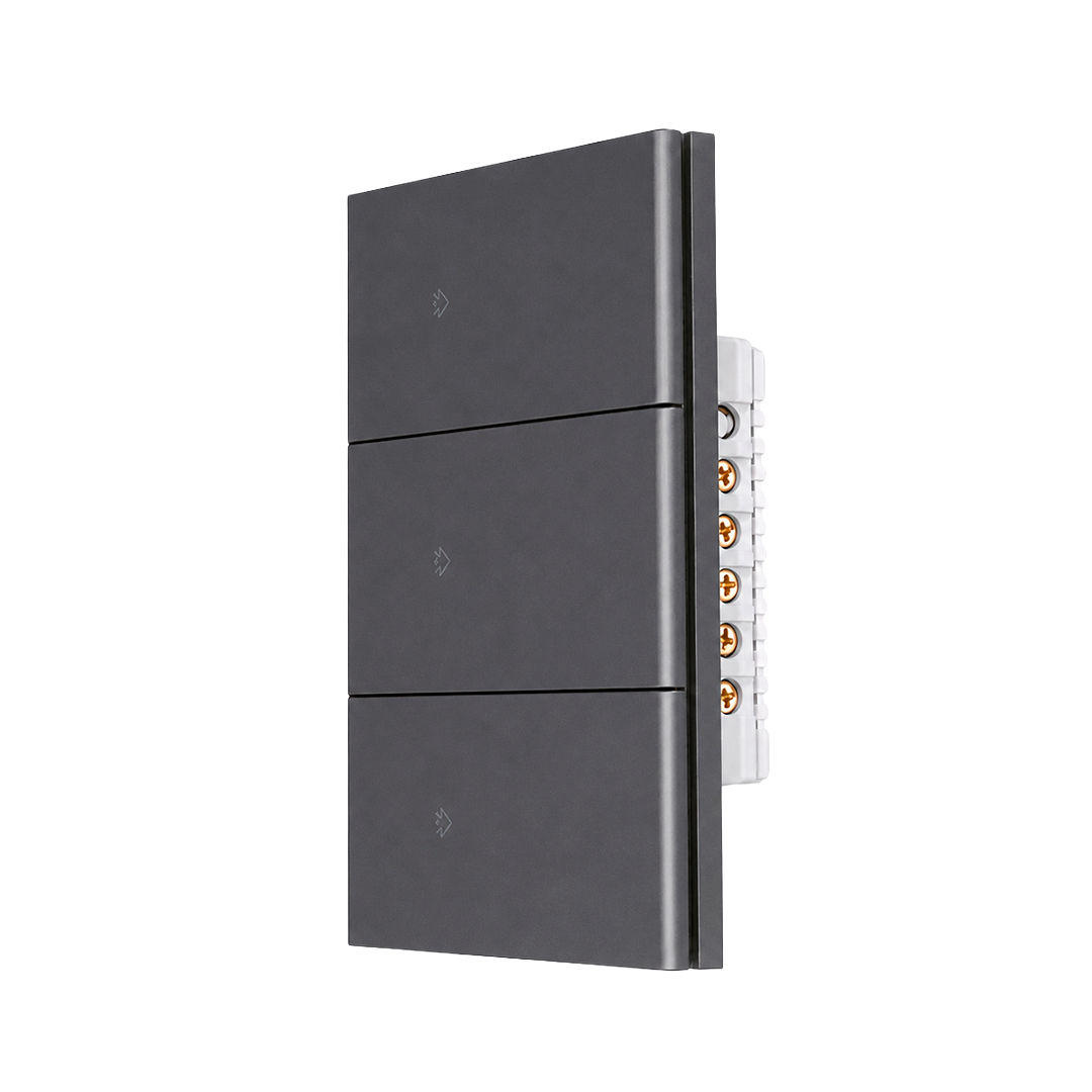 APAGADOR TRIPLE GRIS OXFORD SMART WIFI CON NEUTRO LUXURY ARTLITE APL-417