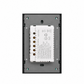 APAGADOR TRIPLE NEGRO SMART WIFI CON NEUTRO LUXURY ARTLITE APL-617