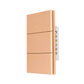 APAGADOR TRIPLE DORADO SMART WIFI CON NEUTRO LUXURY ARTLITE APL-517