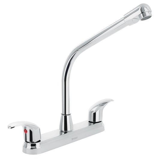 MEZCLADORA FREGADERO SATINADO FONSET 45627 AQF-90