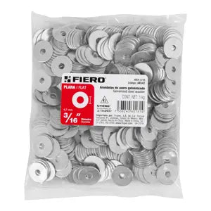 ARANDELA HUASA PLANA 3/16" FIERO 44542 ARA-3/16