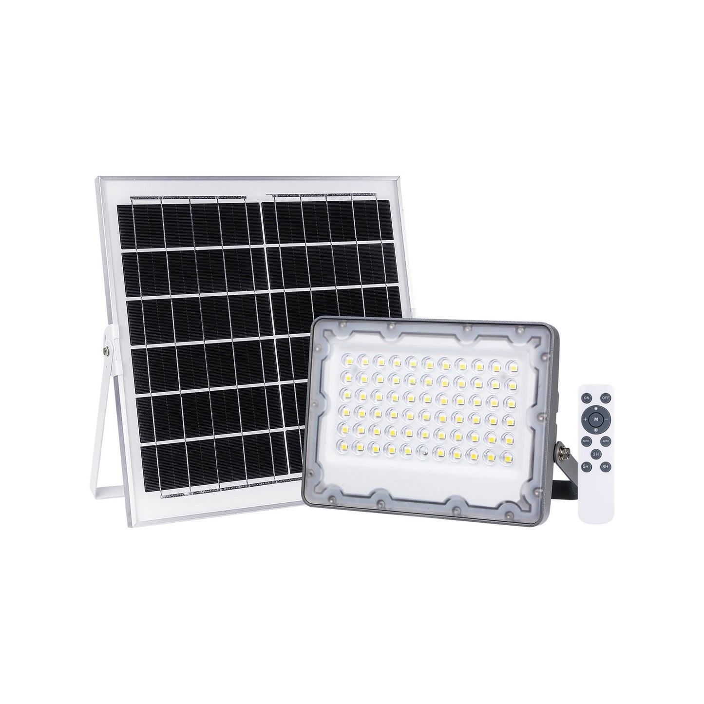 REFLECTOR EXTERIOR SOLAR 100W 1000LM 64K LUZ FRÍA ARTLITE ASL-001