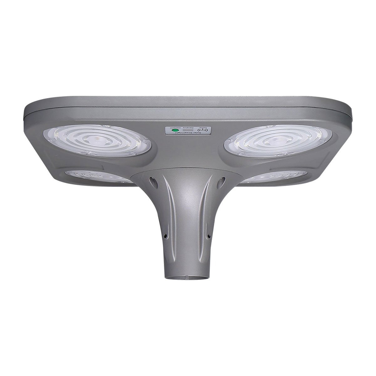 LUMINARIA PUNTA DE POSTE LED SOLAR 40W 35,000LM 35,000MAH 65K LUZ FRÍA ARTLITE ASL-009