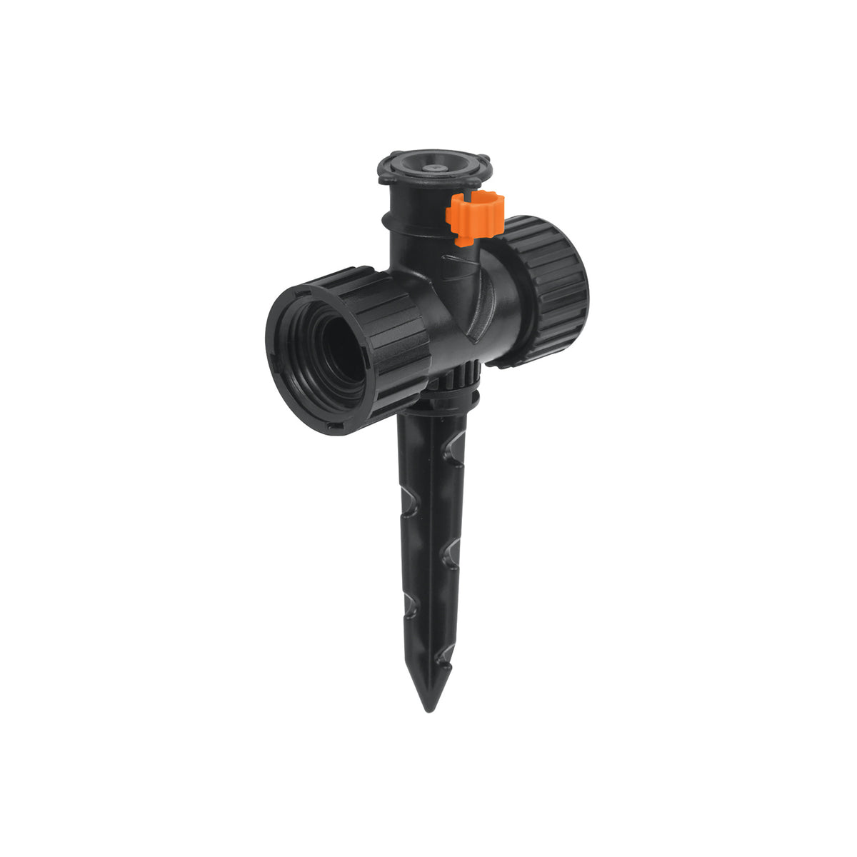 Mini aspersor plástico dos vías irrigación 360° TRUPER — foto oficial 1