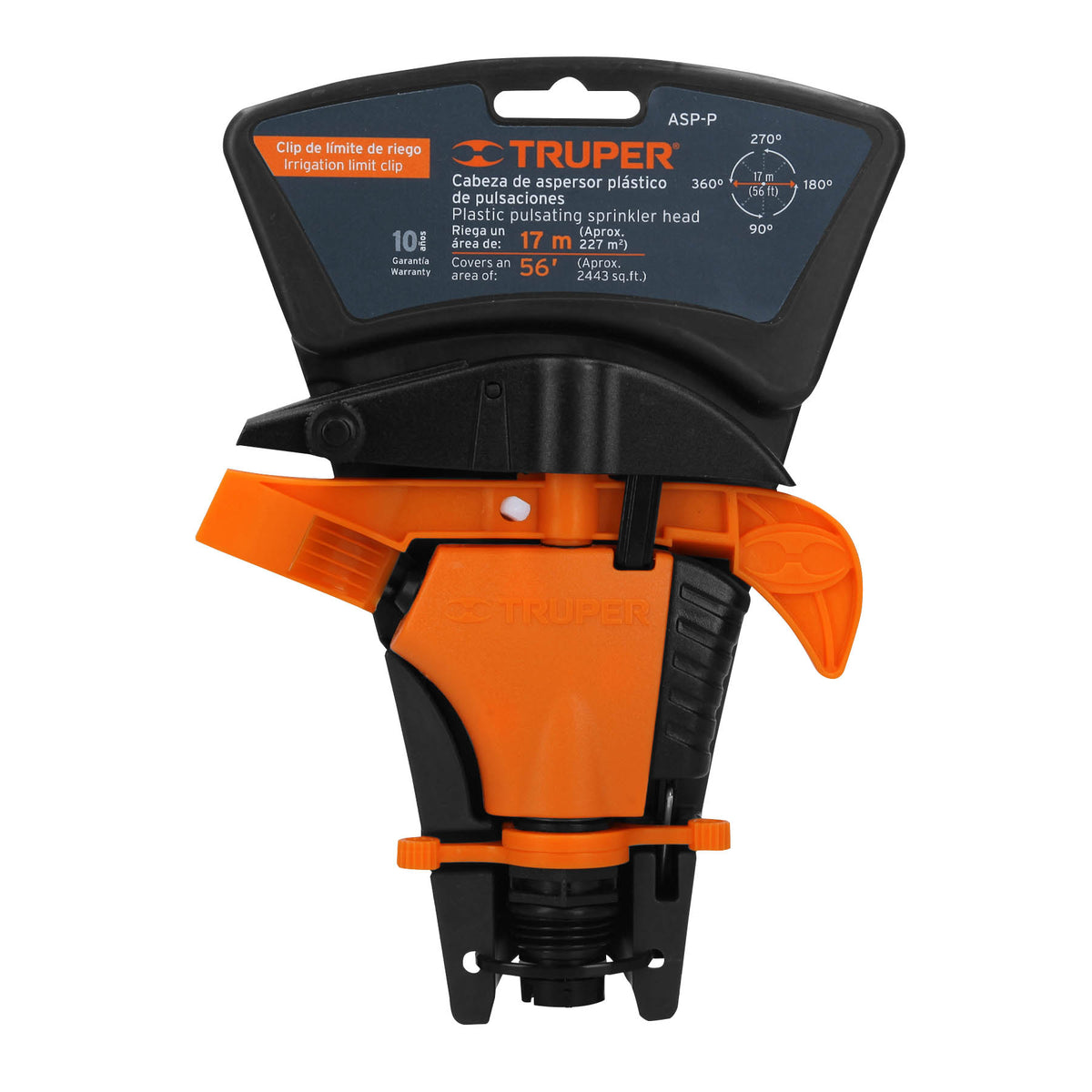 Aspersor plástico cabeza sola, TRUPER, Truper, SKU 10333 — vista 2