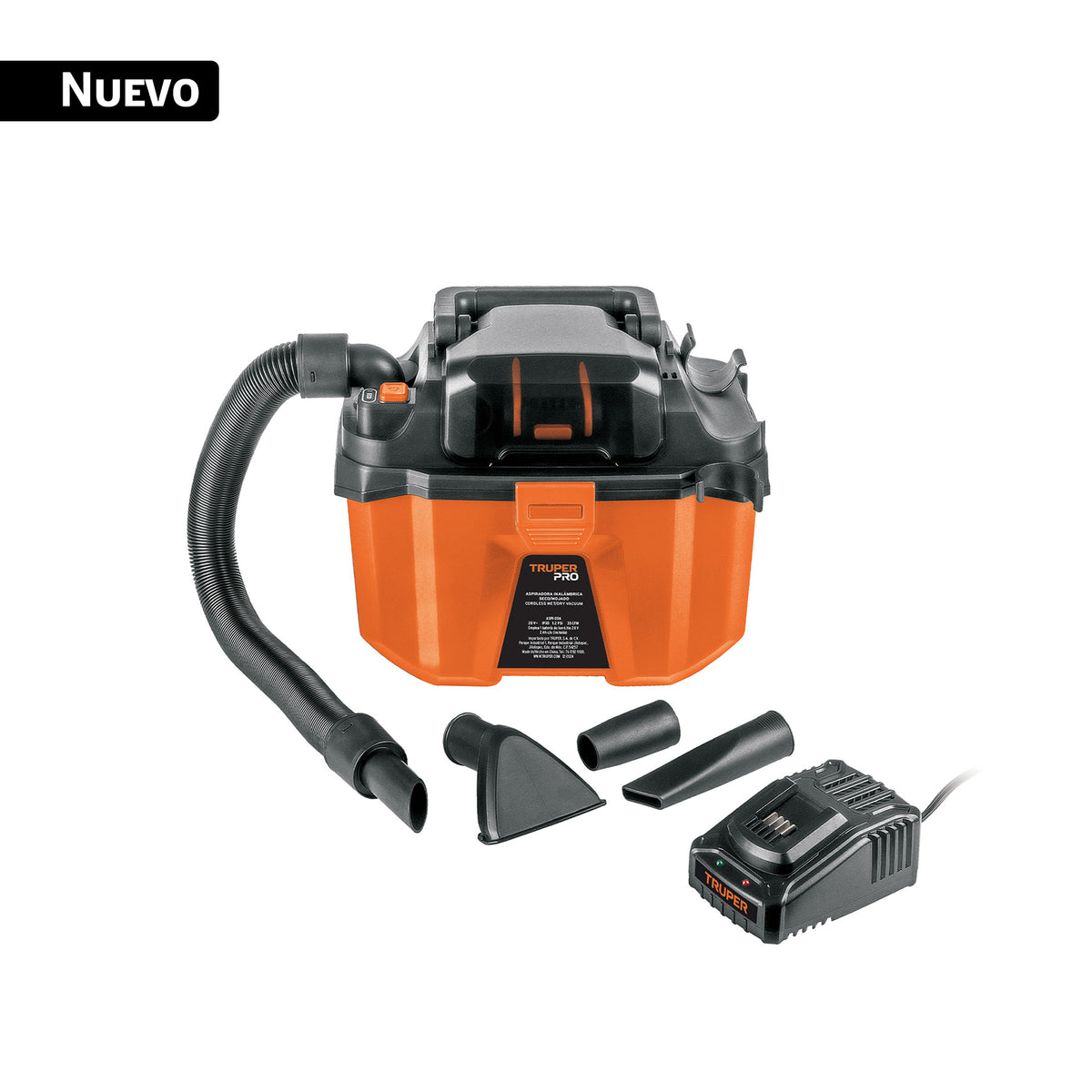 Aspiradora, 20V, 1 batería 2Ah, TRUPER PRO — foto oficial 1