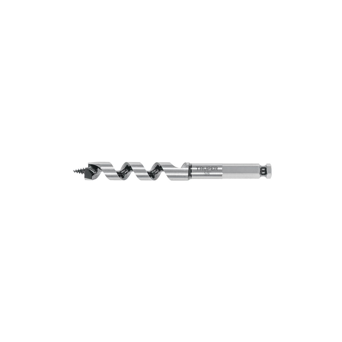 Broca auger tipo berbiquí 5/8' X 6', TRUPER — foto oficial 1