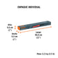 Bastón luminoso de 53 cm con luz LED y clip para cinturón, Truper, SKU 101219 — vista 5