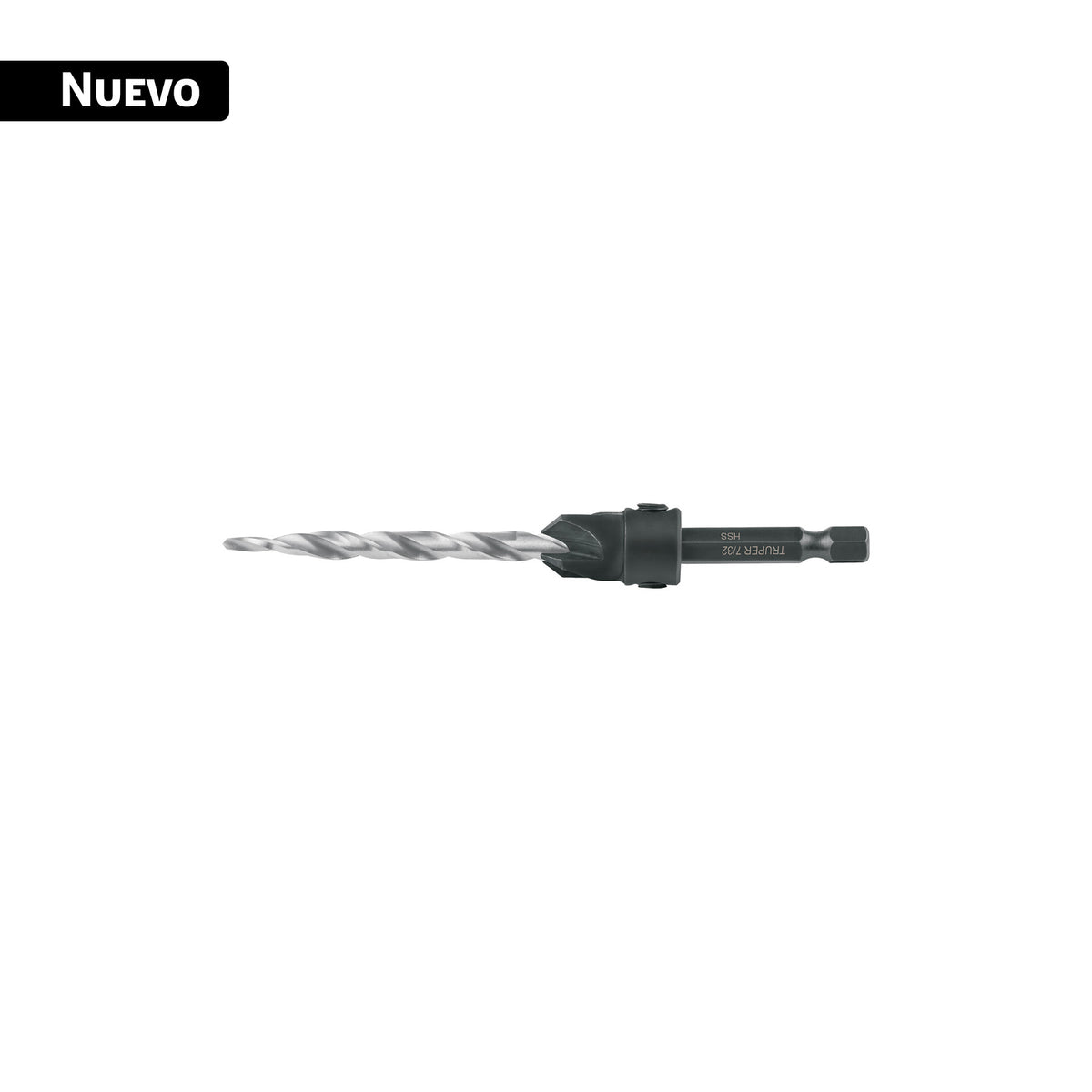 Broca avellanadora #12 para madera, 7/32', TRUPER — foto oficial 1