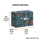 Báscula electrónica colgante, recargable, 500 kg, TRUPER, Truper, SKU 102543 — vista 5