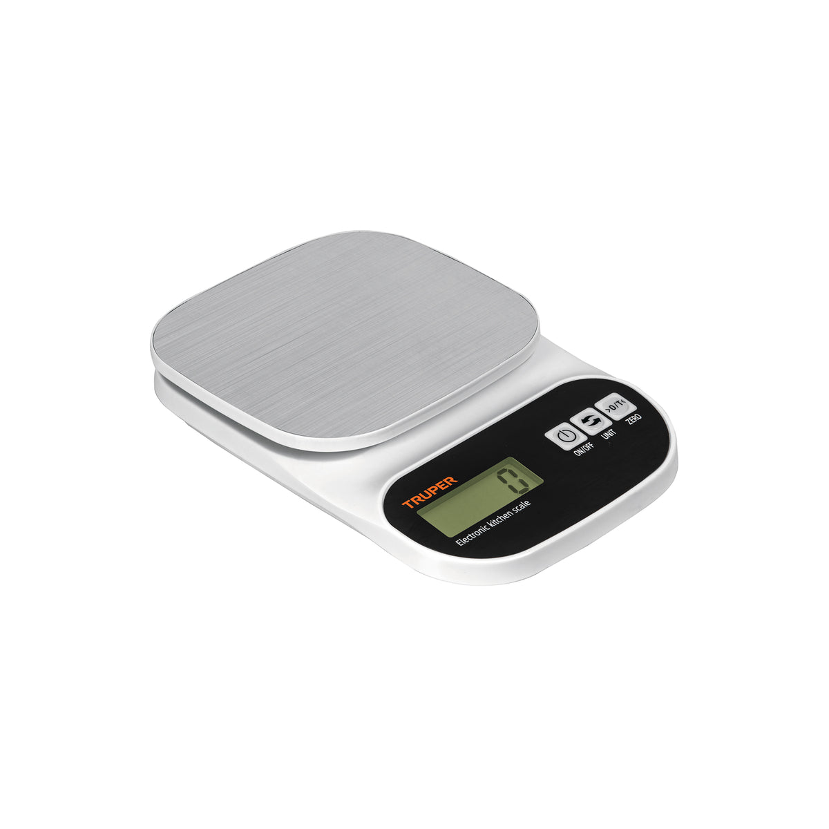 Báscula digital para cocina, plato de acero inox,5kg, TRUPER, Truper, SKU 103116