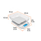 Báscula digital para cocina, con tazón, 5 kg, TRUPER, Truper, SKU 102421 — vista 3