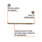 Broca para concreto 16 x 300 mm, TRUPER, Truper, SKU 102354 — vista 3