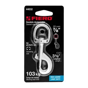 BANDOLA GIRATORIA DE ZINC 3-3/8" FIERO 44032 BDZ-4