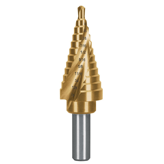 Broca escalonada titanio 12 escalones 3/16' a 7/8', EXPERT, Expert, SKU 101553