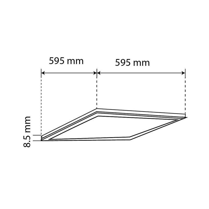 PANEL LED 60X60 40W 4,000LM 65K BLANCO FRÍO BOOMER BLLPA-040-65